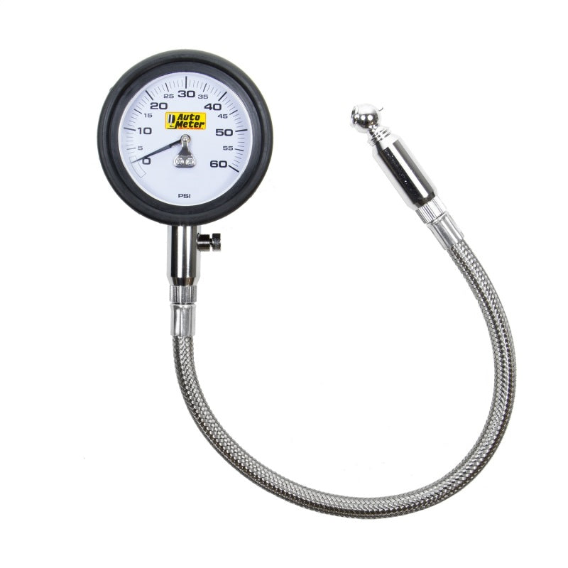 Autometer NASCAR Performance 60PSI Lo-Pressure Tire Pressure Gauge - Striker Modified