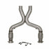 BBK 11-14 Mustang 5.0 Short Mid X Pipe With Catalytic Converters 3.0 For BBK Long Tube Headers - Striker Modified