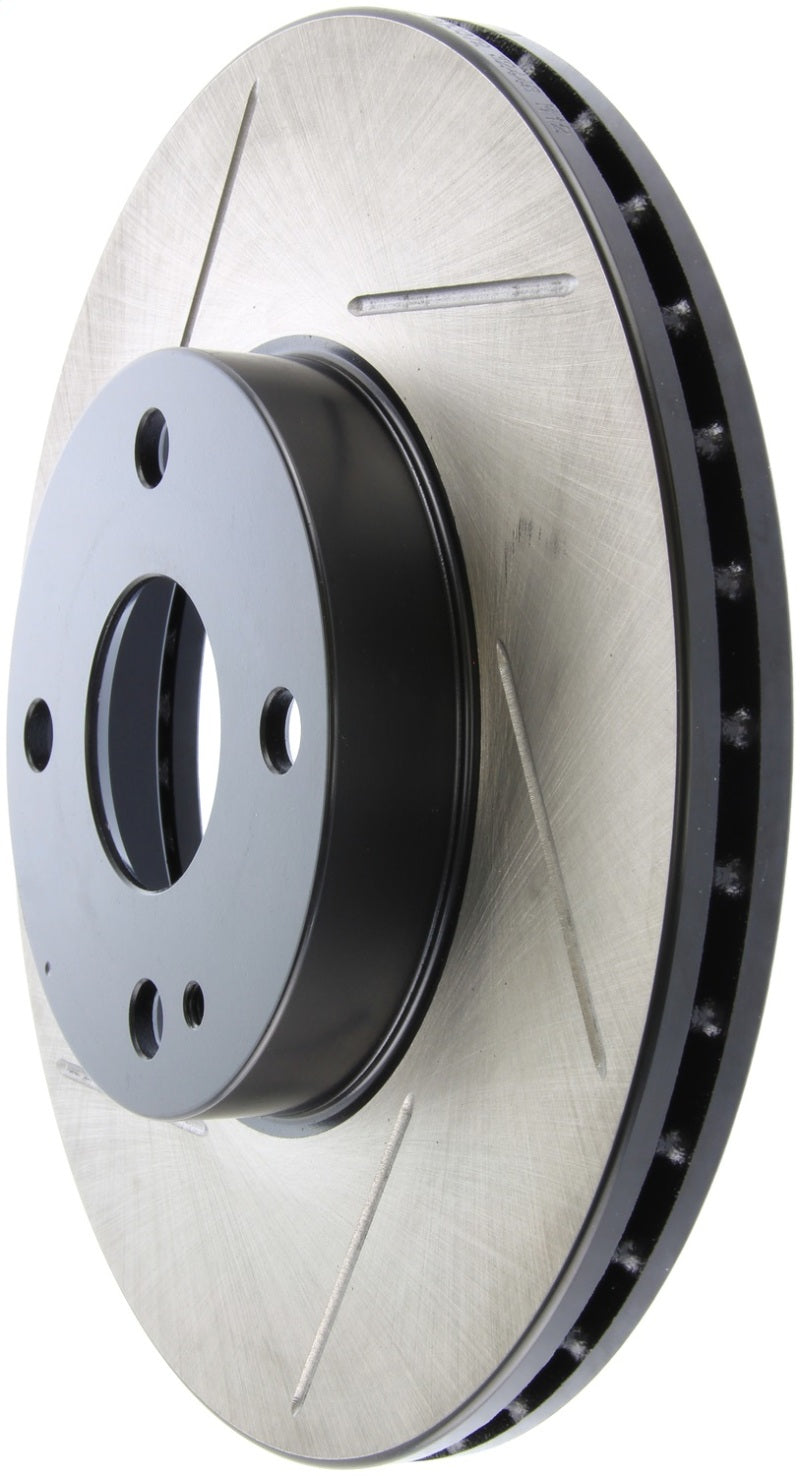 StopTech Power Slot 94-97/99-05 Mazda Miata (01-05 Normal Suspension Only) Slotted Front Right Rotor - Striker Modified