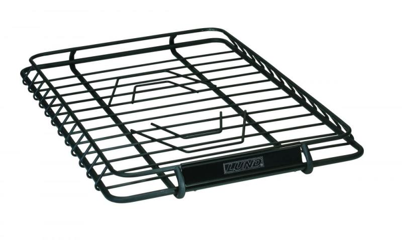 Lund Universal 39in X 45.125in Roof Rack Cargo Basket - Black - Striker Modified