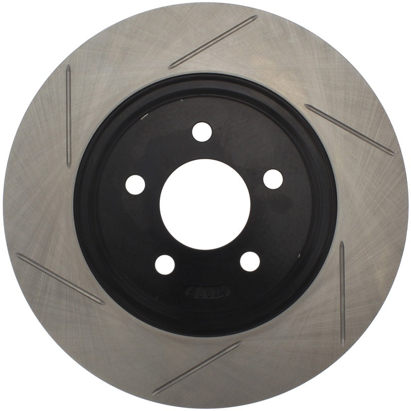StopTech Power Slot 94-04 Ford Mustang Front Right Slotted Rotor - Striker Modified