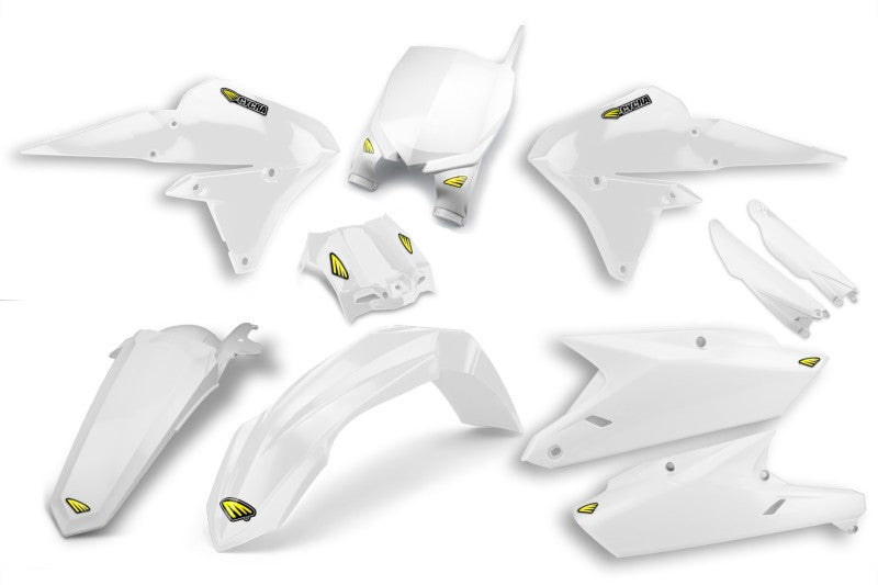 Cycra 14-18 Yamaha YZ250F-450F Powerflow Body Kit - White - Striker Modified