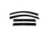 AVS 99-04 Oldsmobile Alero Ventvisor Outside Mount Window Deflectors 4pc - Smoke - Striker Modified