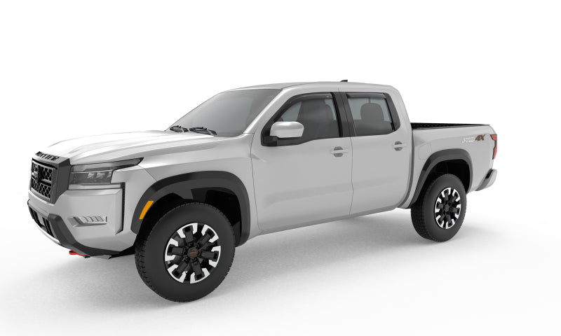 AVS 2022 Nissan Frontier Crew Cab Ventvisor In-Channel Window Deflectors - 4pc - Smoke - Striker Modified