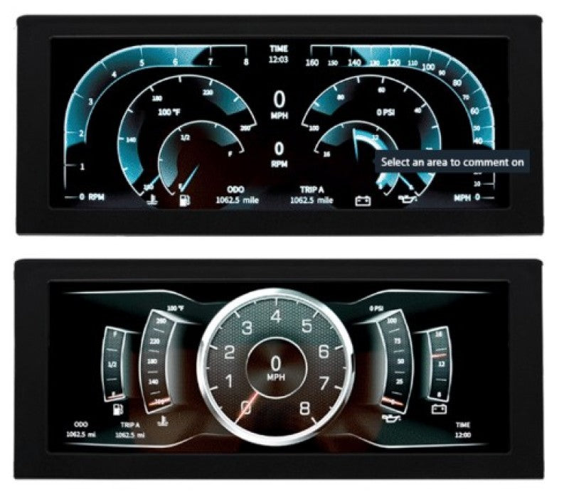 Autometer 82-87 Monte Carlo/El Camino/Malibu InVision Digital Instrument Display Color LCD - Striker Modified