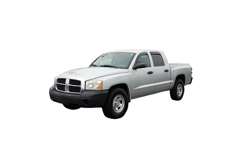 AVS 05-11 Dodge Dakota Quad Cab Ventvisor In-Channel Front & Rear Window Deflectors 4pc - Smoke - Striker Modified