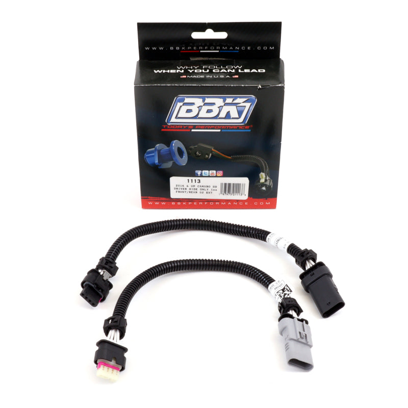 BBK 16-20 Chevrolet Camaro 6.2L SS O2 Sensor Extensions (AUTO ONLY Drivers Side 1 Front & 1 Rear) - Striker Modified