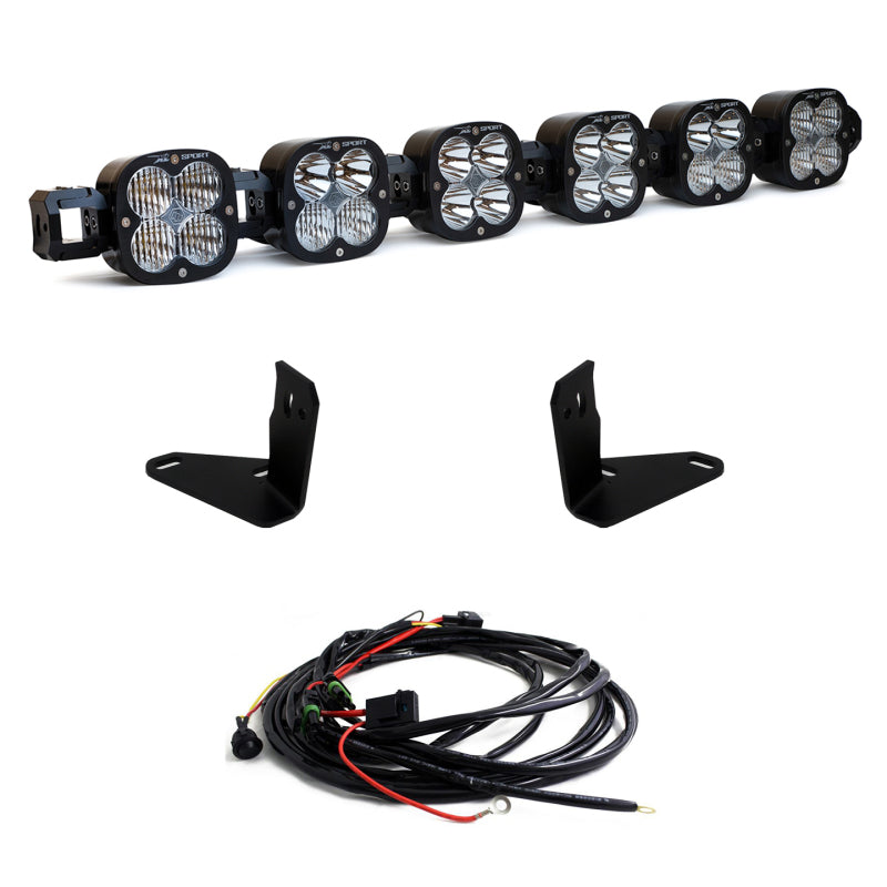 Baja Designs 2021+ Ford Bronco 6 XL Linkable Light Bar For Steel Bumper Mount - Striker Modified