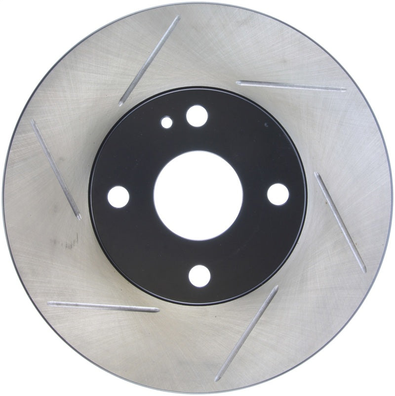 StopTech Power Slot 94-97/99-05 Mazda Miata (01-05 Normal Suspension Only) Slotted Front Right Rotor - Striker Modified