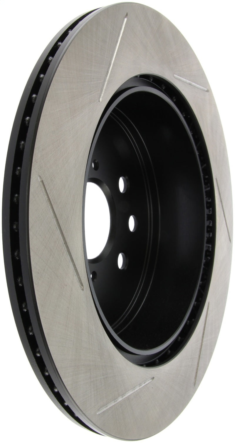 StopTech 13-14 Lexus GS300/350/400/430 Slotted Sport Rear Left Brake Rotor - Striker Modified