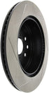 StopTech 13-14 Lexus GS300/350/400/430 Slotted Sport Rear Left Brake Rotor - Striker Modified