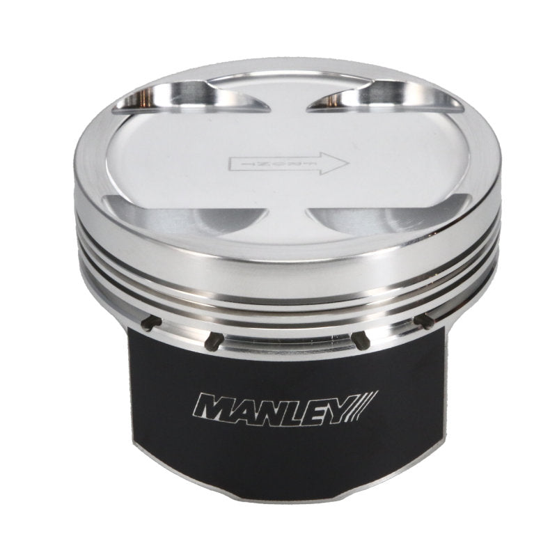 Manley 03-06 Evo 8/9 (7 Bolt 4G63T) 85.5mm +0.5mm Over Bore 8.5:1 Dish Pistons w/ Rings - Striker Modified