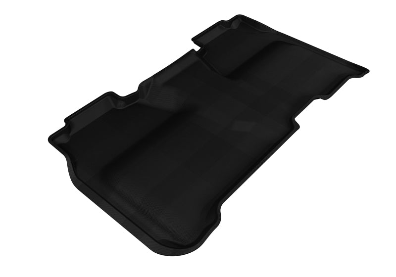 3D MAXpider 2014-2019 Chevrolet Silverado Crew Cab Kagu 2nd Row Floormats - Black - Striker Modified
