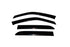 AVS 00-06 Cadillac Deville Ventvisor Outside Mount Window Deflectors 4pc - Smoke - Striker Modified