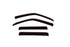 AVS 98-18 Lincoln Navigator Ventvisor In-Channel Front & Rear Window Deflectors 4pc - Smoke - Striker Modified
