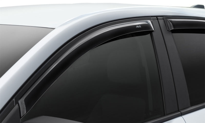 AVS 22-23 Jeep Grand Cherokee Ventvisor Outside Mount Window Deflectors 4pc - Smoke - Striker Modified