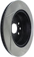 StopTech Power Slot 06-09 Lexus GS Series / 06-10 IS350 Rear Right Slotted Rotor - Striker Modified