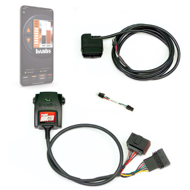 Banks Power Pedal Monster Kit (Stand-Alone) - TE Connectivity MT2 - 6 Way - Use w/Phone - Striker Modified