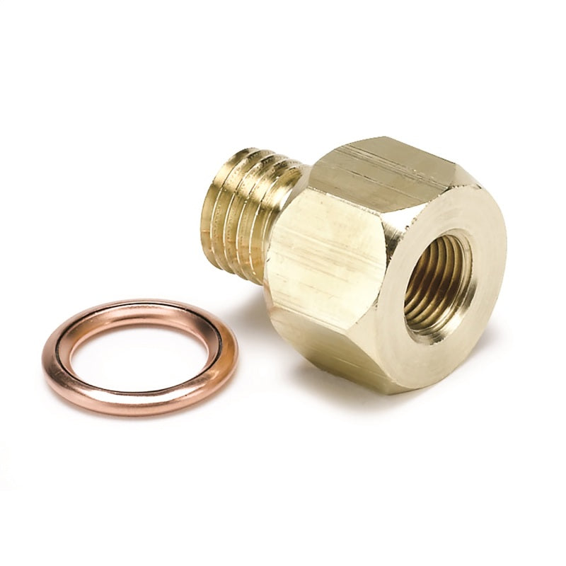 Autometer Metric Electric Temperature or Pressure Adapter - 1/8in NPT to M12x1.5 - Striker Modified