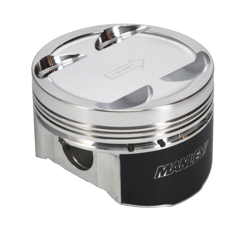 Manley 03-06 Evo 8/9 (7 Bolt 4G63T) 85.5mm +0.5mm Over Bore 8.5:1 Dish Pistons w/ Rings - Striker Modified