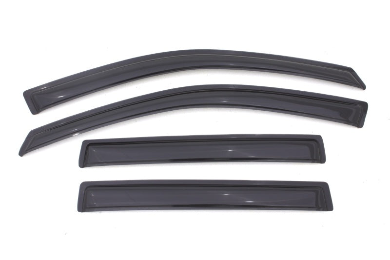 AVS 11-17 Jeep Compass (Old Body Style) Ventvisor Outside Mount Window Deflectors 4pc - Smoke - Striker Modified