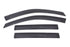 AVS 11-17 Jeep Compass (Old Body Style) Ventvisor Outside Mount Window Deflectors 4pc - Smoke - Striker Modified