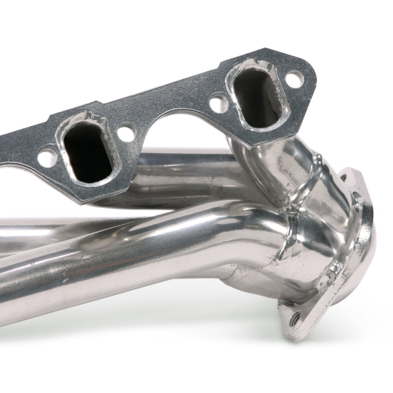 BBK 79-93 Mustang 5.0 Shorty Unequal Length Exhaust Headers - 1-5/8 Silver Ceramic - Striker Modified