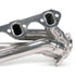 BBK 79-93 Mustang 5.0 Shorty Unequal Length Exhaust Headers - 1-5/8 Silver Ceramic - Striker Modified