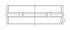 ACL 08+ Mitsubishi 4B11T Evo X 0.25mm Oversized High Performance Main Bearing Set - Striker Modified