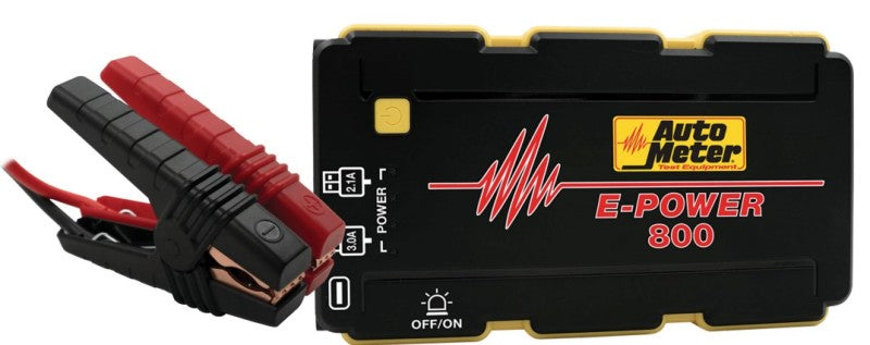 Autometer Jump Starter 12V Emergency Battery Pack 800A Peak/2220 MAH - Striker Modified