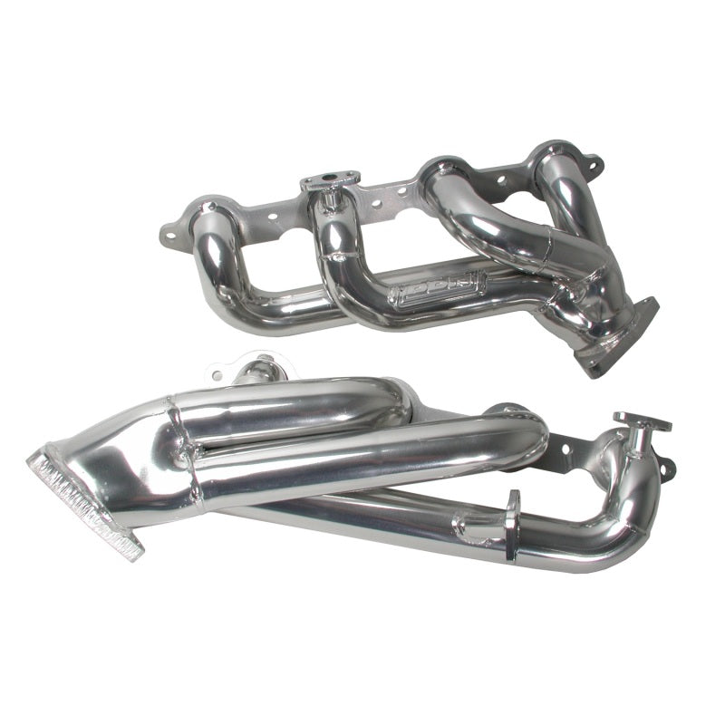 BBK 99-04 GM Truck SUV 4.8 5.3 Shorty Tuned Length Exhaust Headers - 1-3/4 Silver Ceramic - Striker Modified