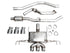 AWE Tuning 2023 Honda Civic Type R FL5 Touring Edition Exhaust w/ Triple Chrome Silver Tips - Striker Modified