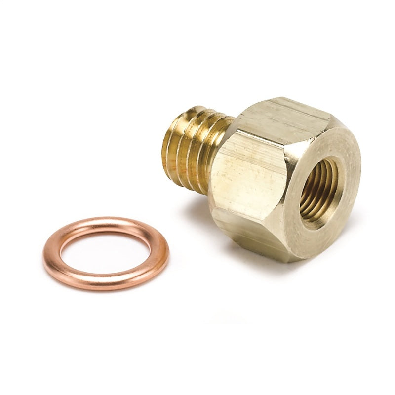 Autometer Metric Electric Temperature or Pressure Adapter - 1/8in NPT to M12x1.75 - Striker Modified
