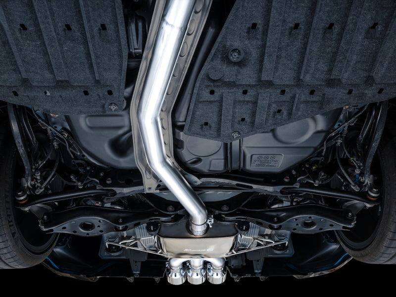 AWE Tuning 2023 Honda Civic Type R FL5 Touring Edition Exhaust w/ Triple Chrome Silver Tips - Striker Modified