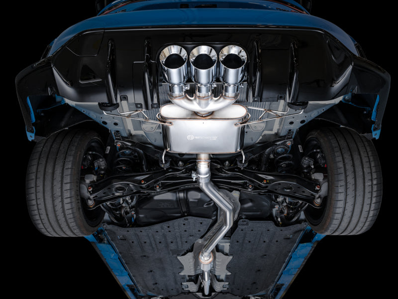 AWE Tuning 2023 Honda Civic Type R FL5 Touring Edition Exhaust w/ Triple Chrome Silver Tips - Striker Modified