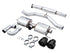 AWE Subaru BRZ/ Toyota GR86/ Toyota 86 Touring Edition Cat-Back Exhaust- Diamond Black Tips - Striker Modified
