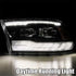 AlphaRex 09-18 Dodge Ram 1500 PRO-Series Projector Headlights Plank Style Alpha Blk w/Seq Signal/DRL - Striker Modified