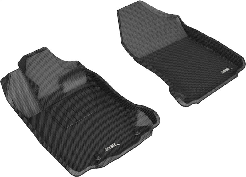 3D MAXpider 20-21 Subaru Legacy/Outback Kagu 1st Row Floormat - Black - Striker Modified