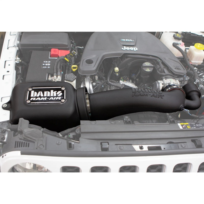 Banks Power 18-20 Jeep 3.6L Wrangler (JL) Ram-Air Intake System - Dry Filter - Striker Modified