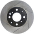 StopTech Power Slot 93-00 Honda Civic DX w/ Rr Drum Brakes Front Right Rotor - Striker Modified