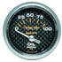 Autometer Carbon Fiber 52mm 100 PSI Electronic Oil Pressure Gauge - Striker Modified