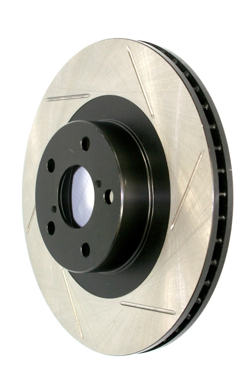 StopTech Power Slot 09 VW CC (Passat CC) / 06-09 Passat Front Left Slotted Rotor - Striker Modified