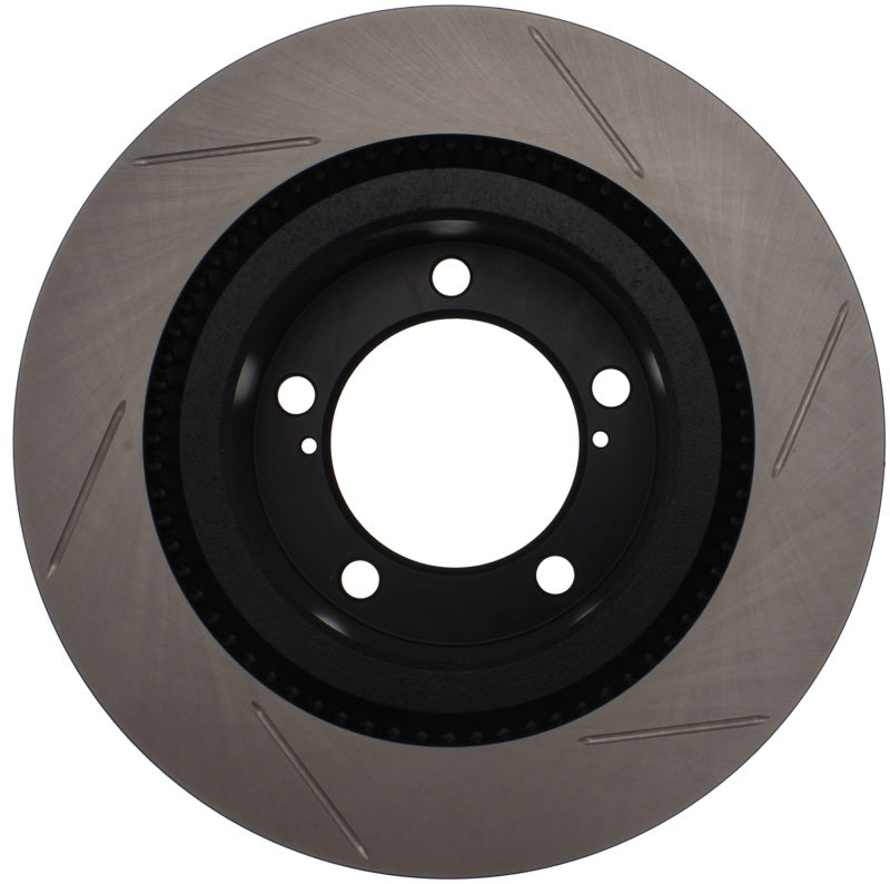 StopTech Power Slot 08-09 Toyota Sequoia / 07-09 Tundra Slotted Right Front Rotor - Striker Modified