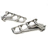 BBK 79-93 Mustang 5.0 Shorty Unequal Length Exhaust Headers - 1-5/8 Silver Ceramic - Striker Modified