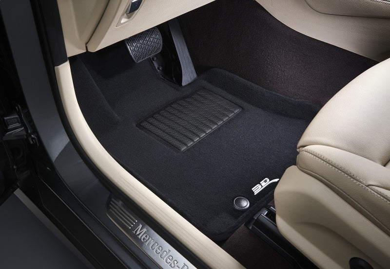 3D Maxpider 21-22 Tesla Model Y Elegant 1st 2nd Row - Floor Mat Set (Black) - Striker Modified