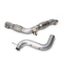 BBK 2015-16 Ford Mustang 3 Ecoboost Down Pipe With Cats - Striker Modified