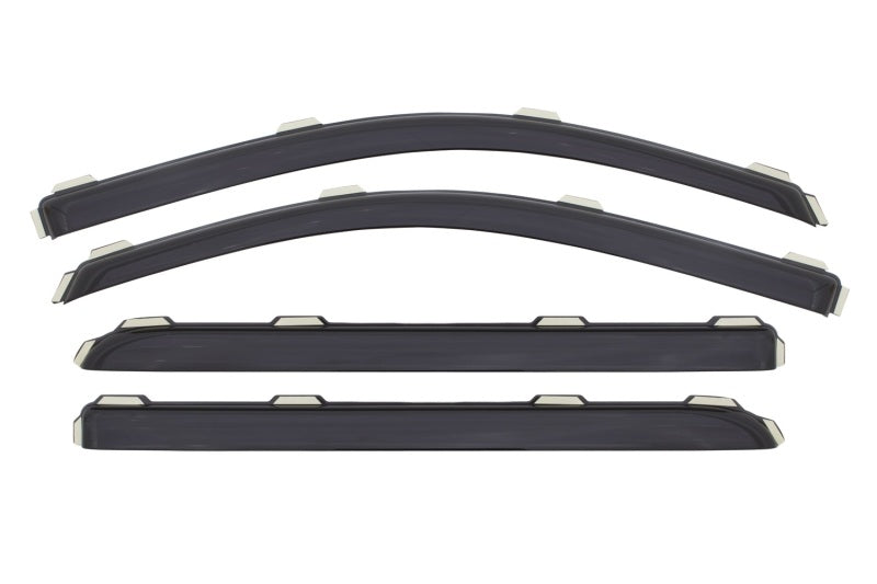 AVS 15-18 Chevy Silverado 2500 Crew Cab Ventvisor Front & Rear Window Deflectors 4pc - Smoke - Striker Modified