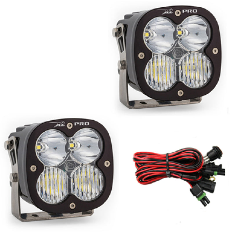 Baja Designs XL Pro Series Driving Combo Pattern Pair LED Light Pods - Striker Modified