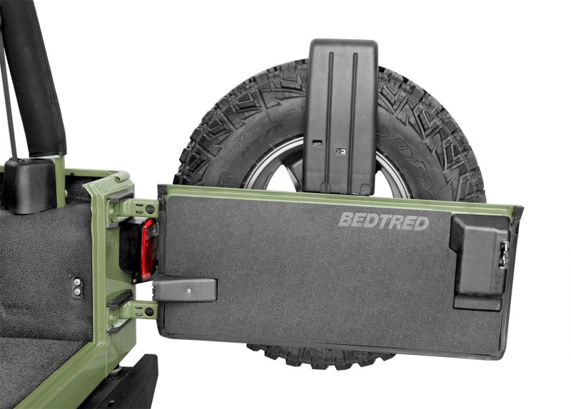BedRug 97-06 Jeep TJ Rear 4pc BedTred Cargo Kit (Incl Tailgate) - Striker Modified