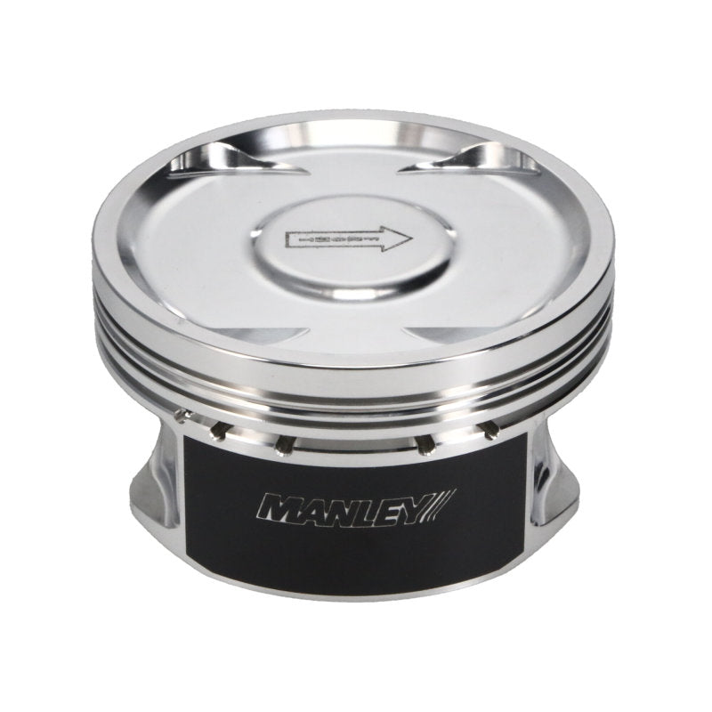 Manley 04+ Subaru WRX STi (EJ257) STD Stroke 100mm +.5mm Bore 8.5:1 Dish Piston Set with Rings - Striker Modified